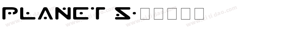 Planet S字体转换